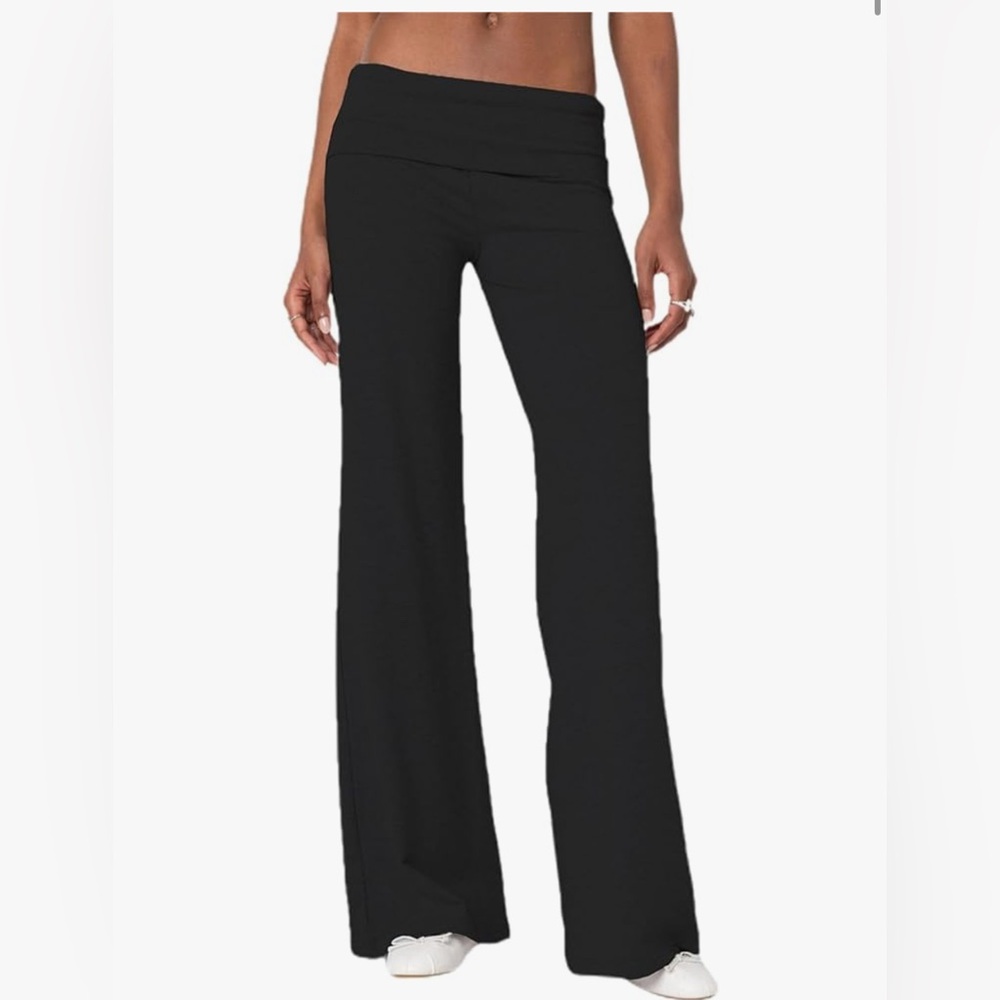 Classic Black Leggings flared yoga pants
